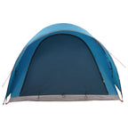 Tunnelzelt mit Dach Blau 370 x 275 x 210 cm Polyester und Stahl