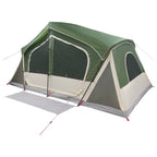 Hütten-Zelt Grün 480 x 273 x 205 cm Polyester und Stahl