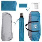 Sofort Zelt Blau 305 x 215 x 140 cm Polyester und Stahl