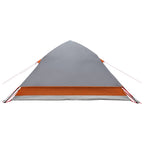 Sofort Zelt mit Dach Grau und Orange 305 x 215 x 140 cm