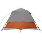 Sofort Zelt mit Dach Grau und Orange 305 x 275 x 190 cm