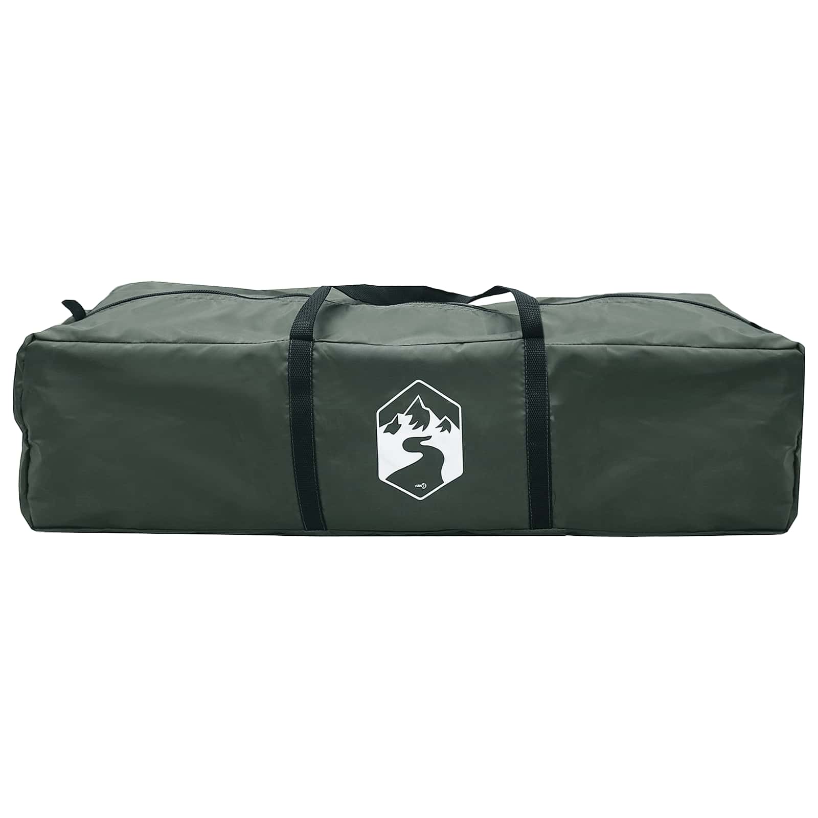 Sofort Zelt Olivegrün 365 x 380 x 200 cm Polyester und Stahl