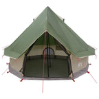 Tipi Zelt mit Dach Grün 250 x 250 cm Polyester und Stahl