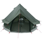 Tipi Zelt mit Dach Olivegrün 250 x 250 cm Polyester und Stahl