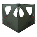 Huntingzelt Olivegrün 145 x 145 x 150 cm Polyester und Stahl