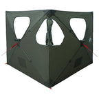 Huntingzelt Olivegrün 145 x 145 x 150 cm Polyester und Stahl