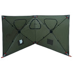 Huntingzelt Olivegrün 145 x 145 x 150 cm Polyester und Stahl