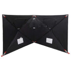 Huntingzelt mit Dach Weiß Blackout 145 x 145 x 150 cm