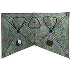 Huntingzelt Tarnung 145 x 145 x 150 cm Polyester und Stahl