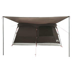 Familienzelt mit Dach Braun Grau 320 x 210 x 180 cm Polyester