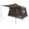 Familienzelt mit Dach Braun Grau 380 x 260 x 190 cm Polyester