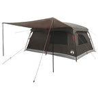 Familienzelt Braun Grau 500 x 400 x 230 cm Polyester und Stahl
