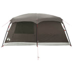 Familienzelt Braun Grau 500 x 400 x 230 cm Polyester und Stahl