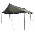 Familienzelt Braun grau 450 x 400 x 265 cm Polyester und Stahl