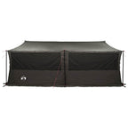 Familienzelt Braun grau 600 x 400 x 268 cm Polyester und Stahl