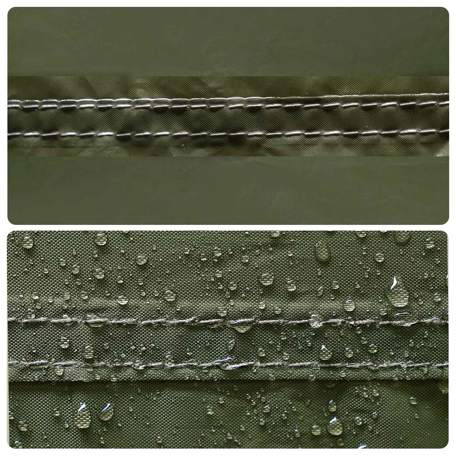 Sofort Zelt Olive Grün 305 x 275 x 190 cm Polyester und Stahl