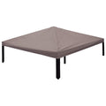 Pavillon Abdeckung Taupe 300 x 300 cm Polyester und Stahl