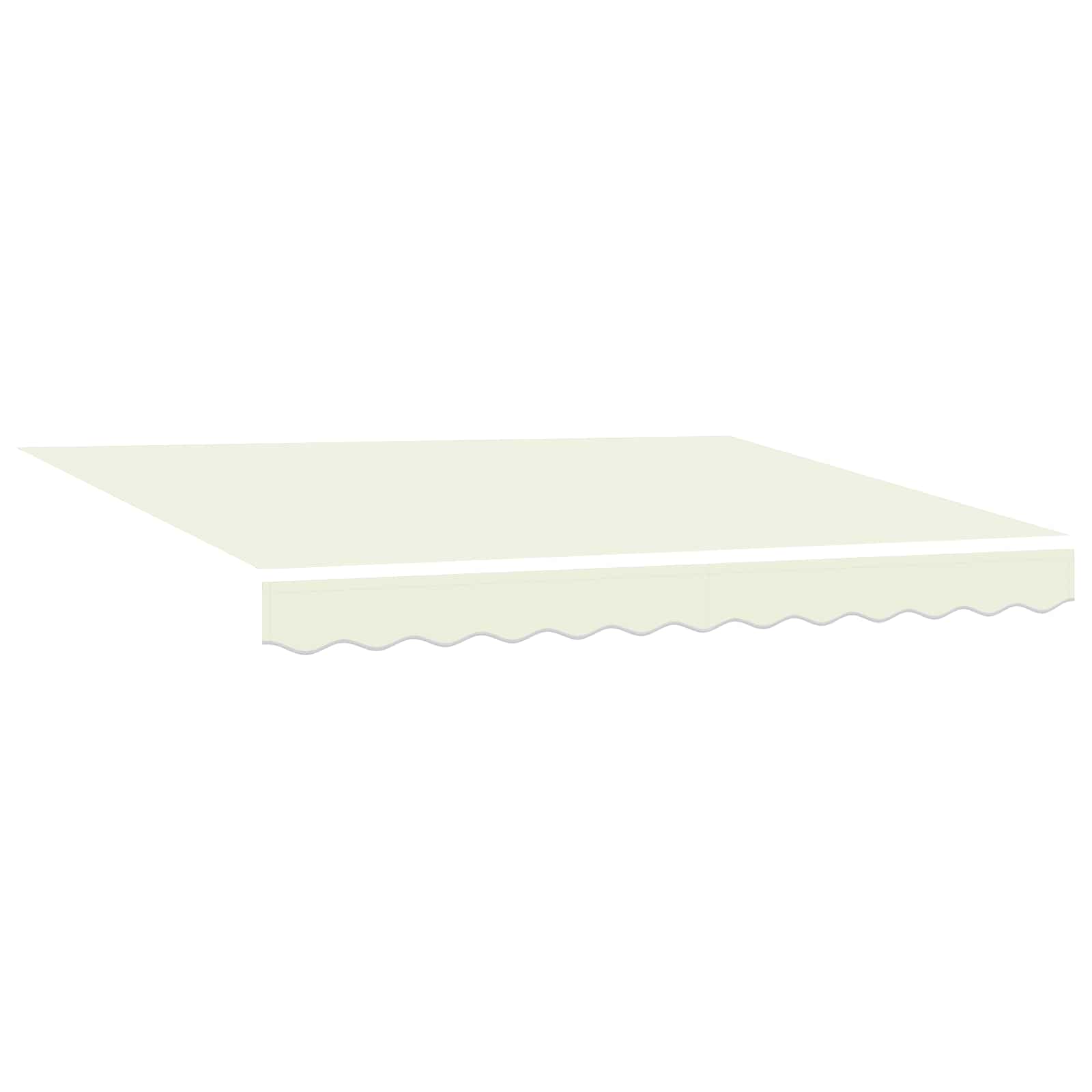 Elektrische ausziehbare Markise Creme 3,5 x 2 m