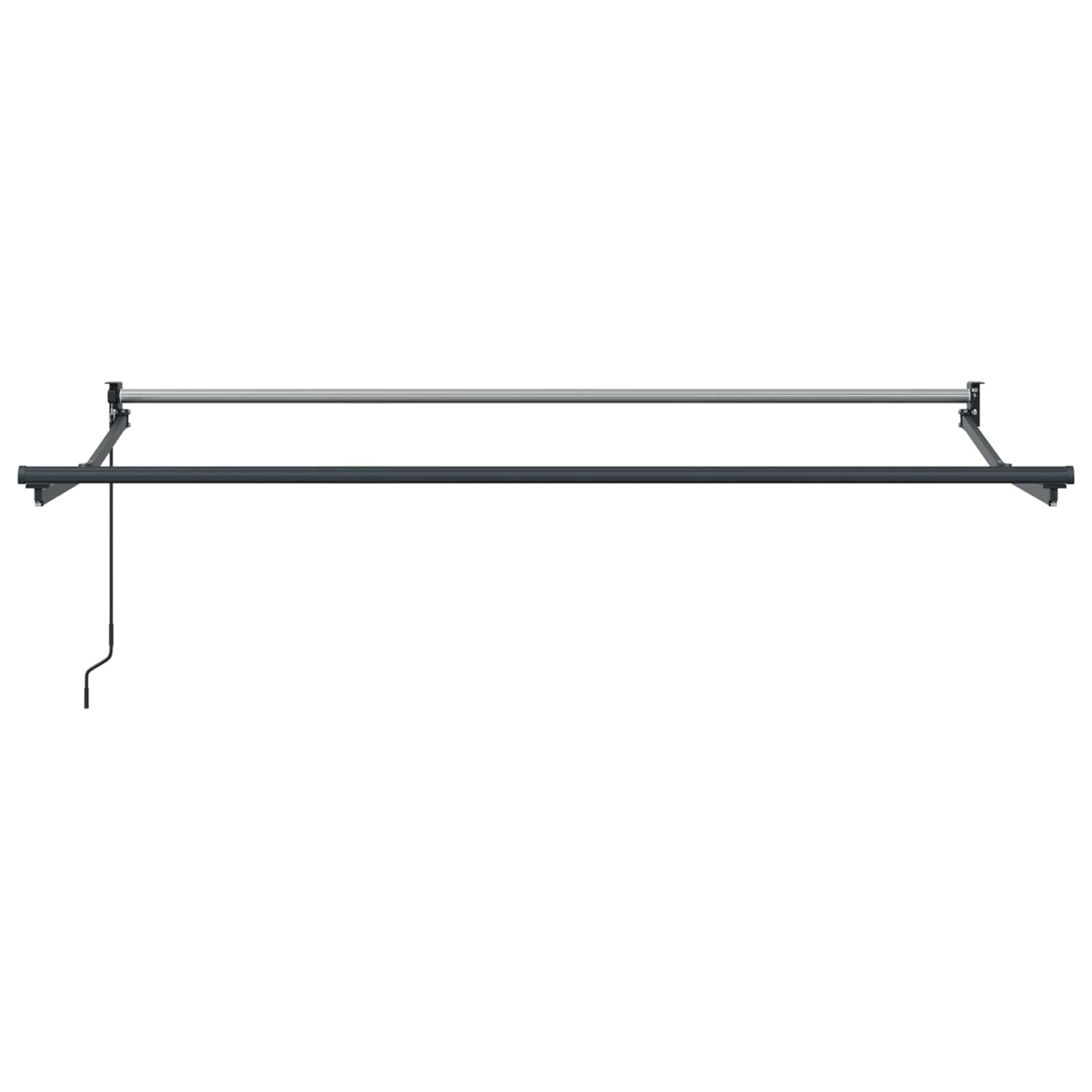 Einziehbare Markise Creme 3 x 2 m 100% Polyester und Aluminium