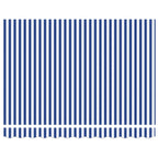 Elektrische ausziehbare Markise Blau und Weiß 3,5 x 2 m