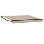 Elektrische ausziehbare Markise Beige 3,5 x 2 m