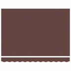 Manuelle Gelenkarmmarkise mit LEDs Braun und Weiß 3 x 2,5 m