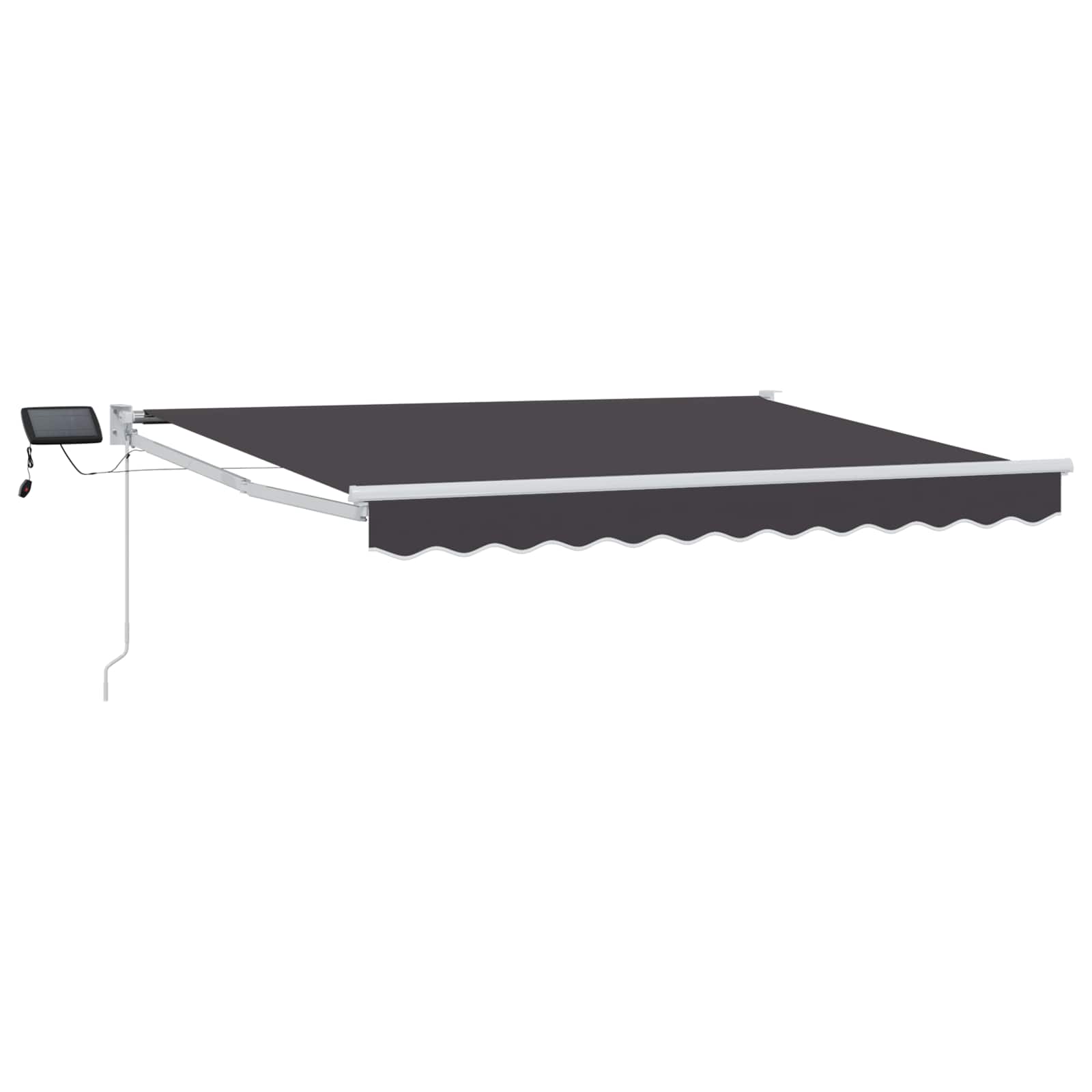 Manuelle Gelenkarmmarkise mit LEDs 3,5 x 2,5 m