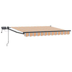 Manuelle Gelenkarmmarkise mit LEDs 3 x 2,5 m