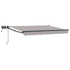 Manuelle Gelenkarmmarkise mit LEDs 3 x 2,5 m