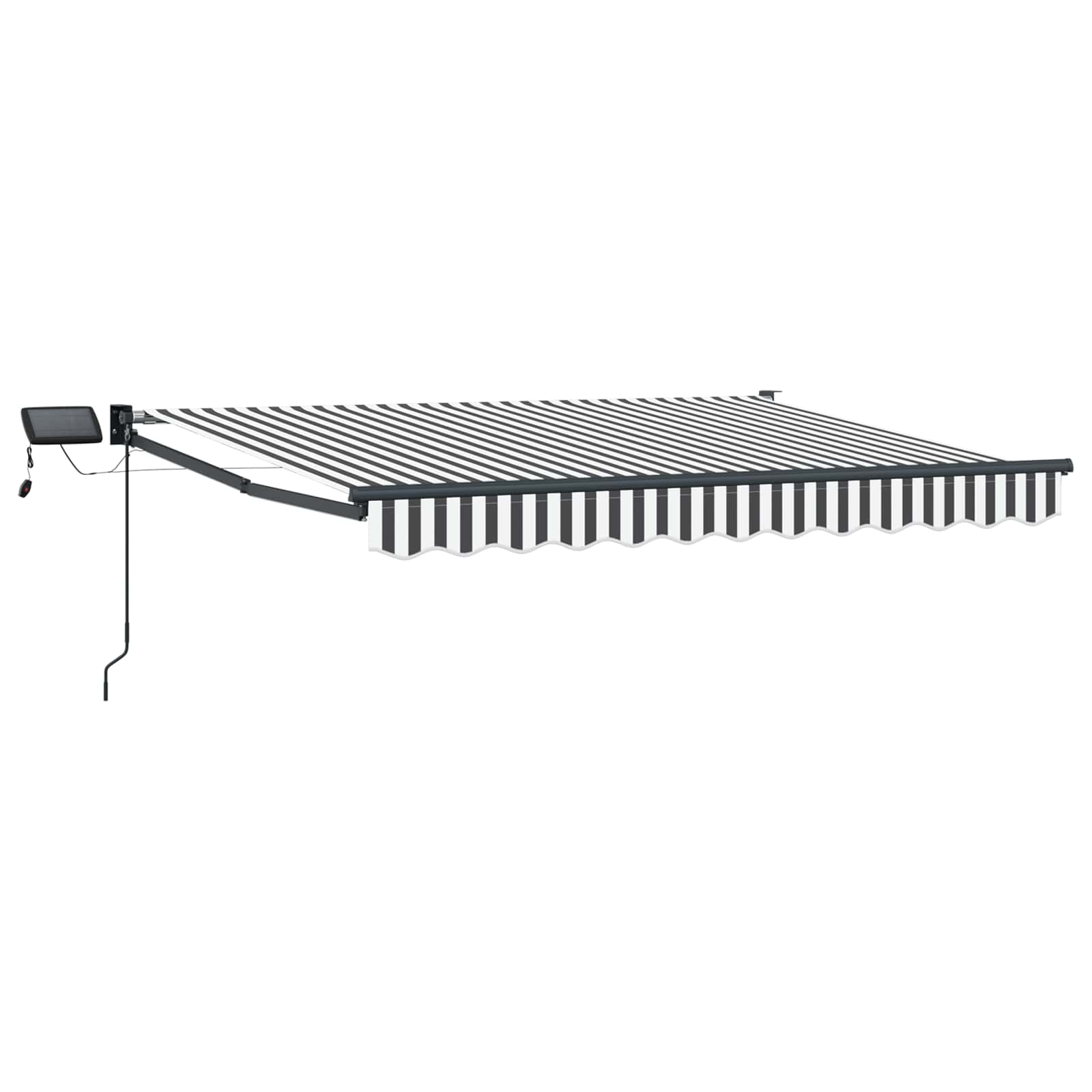 Manuelle Gelenkarmmarkise mit LEDs 3,5 x 2,5 m