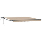 Manuelle Gelenkarmmarkise mit LEDs 4,5 × 3 m