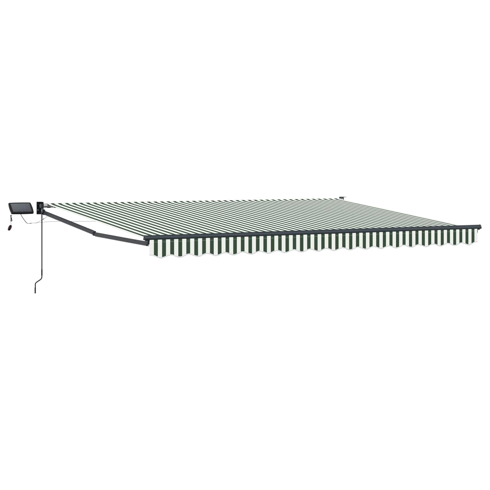 Manuelle Gelenkarmmarkise mit LEDs 4,5 × 3 m