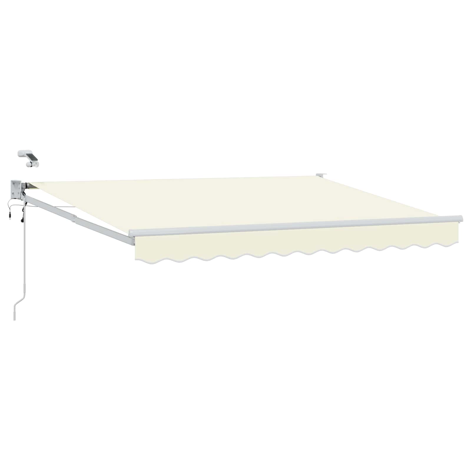 Elektrische ausziehbare Markise Creme 3,5 x 2 m