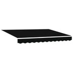 Elektrische ausziehbare Markise Schwarz 3 x 2,5 m