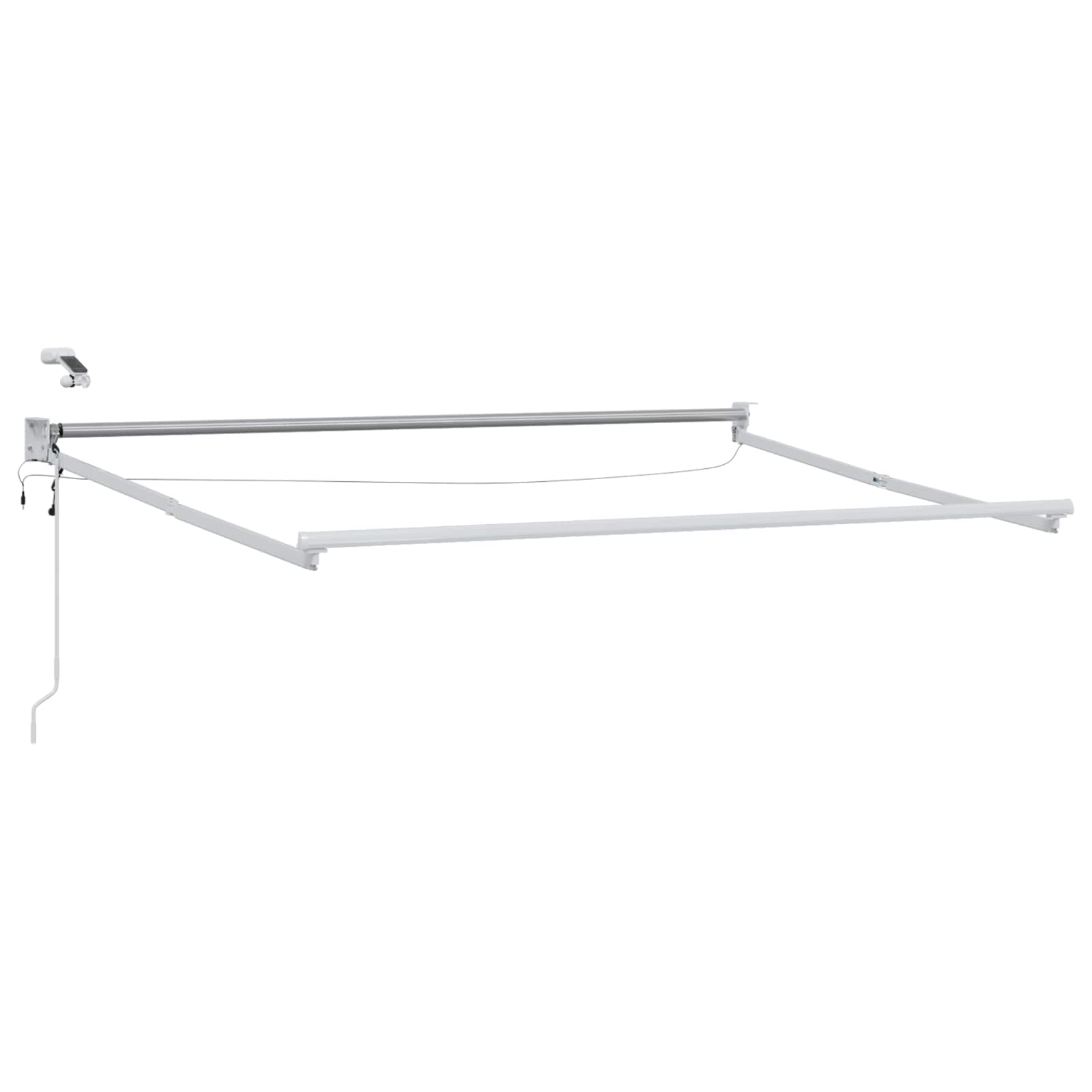 Elektrische ausziehbare Markise Beige 3,5 x 2,5 m