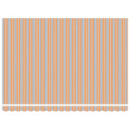 Elektrische ausziehbare Markise Blau und Orange 4 x 3 m