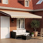 Elektrische ausziehbare Markise Beige 4 x 3 m