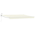 Elektrische ausziehbare Markise Creme 4,5 × 3 m