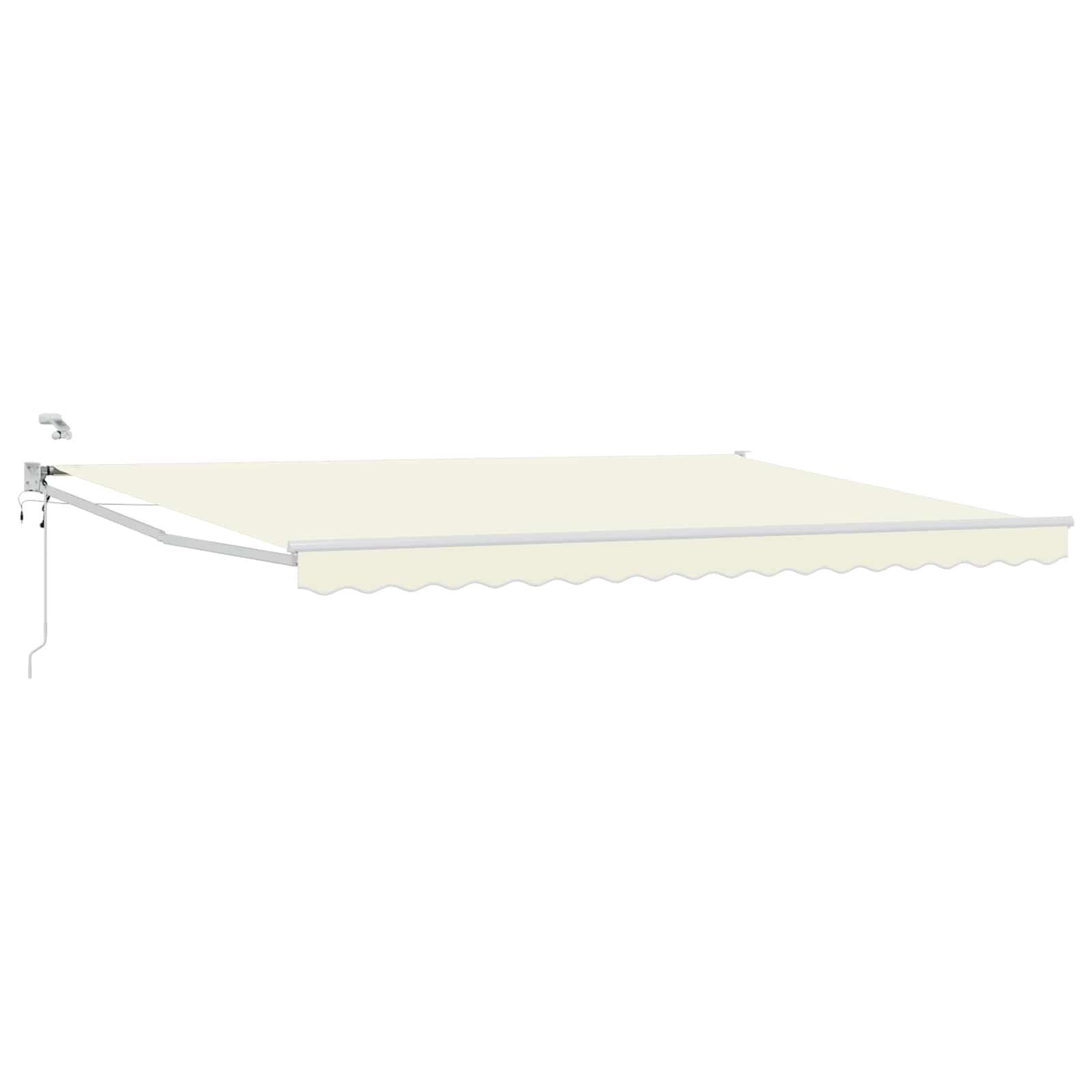 Elektrische ausziehbare Markise Creme 5 x 3 m