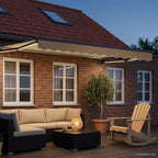 Elektrische ausziehbare Markise Creme 3 x 2 m