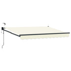 Elektrische ausziehbare Markise Creme 3,5 x 2,5 m