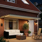 Elektrische ausziehbare Markise Creme 4 x 3 m