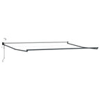 Elektrische ausziehbare Markise Blau und Weiß 5 x 3 m