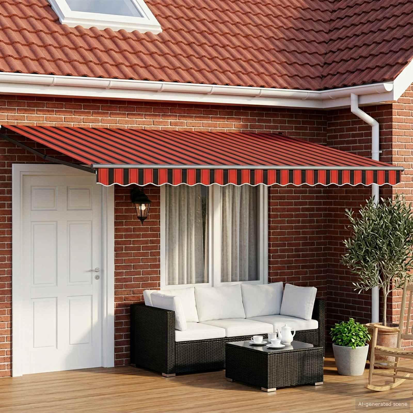 Elektrische ausziehbare Markise 5 x 3 m