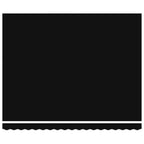 Einziehbare Markise Schwarz 4 x 3 m Leinen und Aluminium