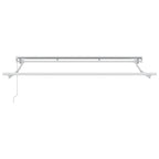 Manuell einziehbare Markise Creme 3 x 2,5 m