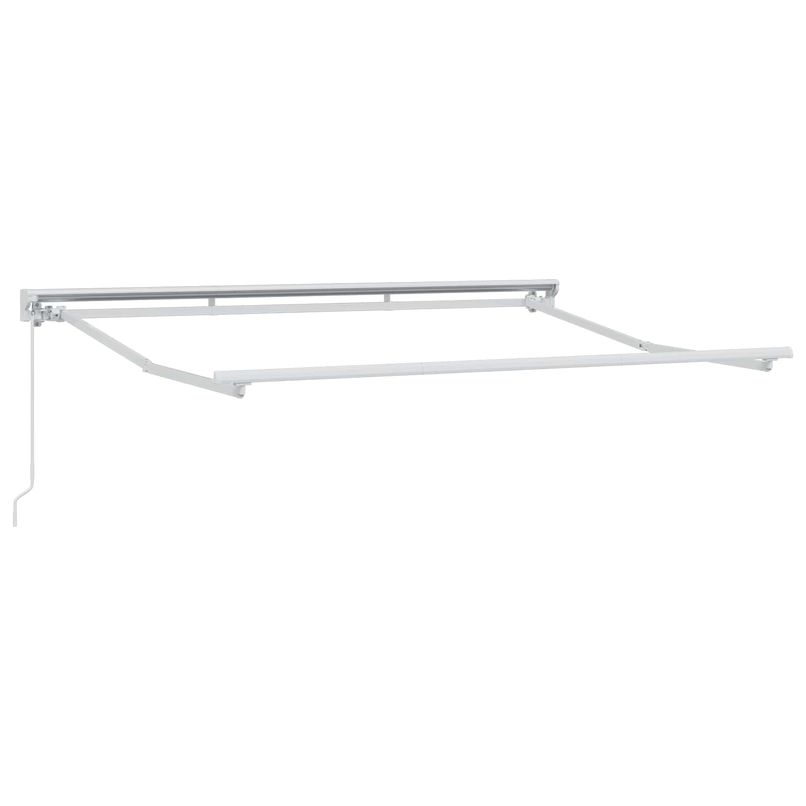 Manuell einziehbare Markise Orange 3,5 x 2,5 m