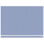 Manuell einziehbare Markise Blau und Weiß 4 x 3 m