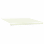 Manuell einziehbare Markise Creme 4 x 3 m