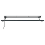Manuell einziehbare Markise Bordeauxrot 3,5 x 2 m